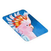 Neon Mohawk - Pink Cockatoo Magnet (Rechte Seite)