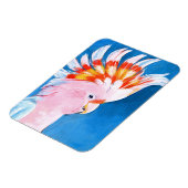 Neon Mohawk - Pink Cockatoo Magnet (Linke Seite)