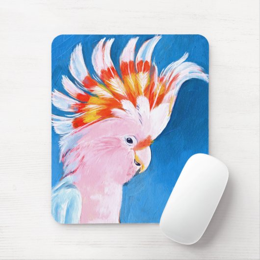 Neon Mohawk - Pink Cockatoo Mousepad (Mit Mouse)