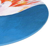 Neon Mohawk - Pink Cockatoo Schneidebrett (Ecke)