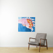 Neon Mohawk - Pink Cockatoo Wandteppich (Beispiel (Horizontal))