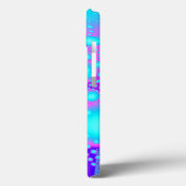 Neon Molecules Psychedelisches Fraktal Case-Mate iPhone Hülle (Rückseite / Links)