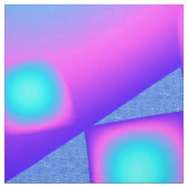 Neon Molecules Psychedelisches Fraktal Stoff (Muster)