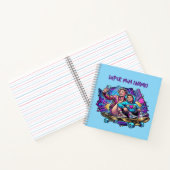 Neon Mom & Son Spiral Notebook Notizblock (Innenseite)