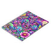 Neon Monster Bugs Notizblock (Linke Seite)