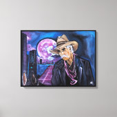 Neon Moon Painting by Alfred Fox Leinwanddruck (Vorderseite)