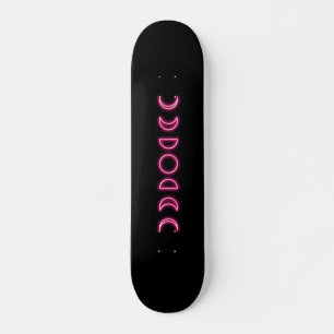 Neon-Moon-Phasen Skateboard
