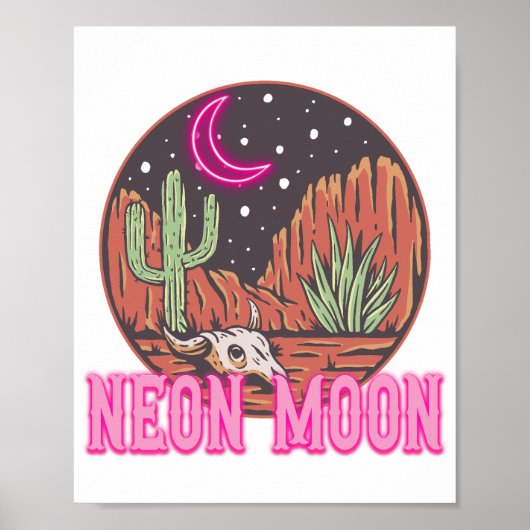 Neon Moon Poster (Vorne)