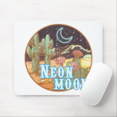 Neon Moon Retro Western Mousepad (Mit Mouse)