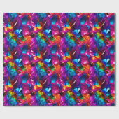 Neon Mosaic Magic Geschenkpapier (Flach)