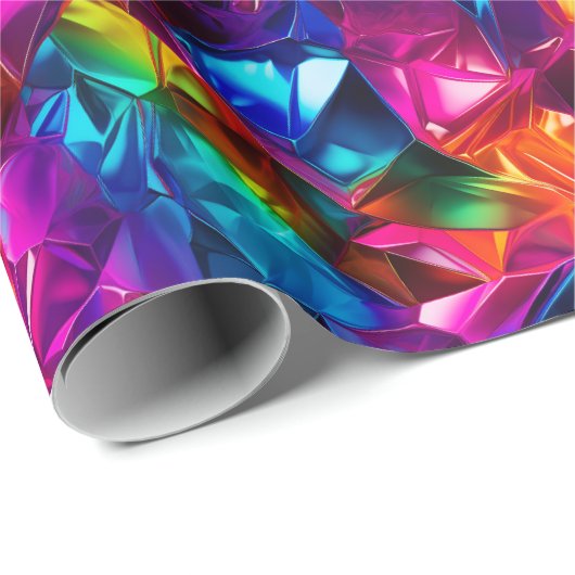 Neon Mosaic Magic Geschenkpapier (Rolleneckpunkt)