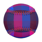 Neon-Mosaikfusion Baseball (Rückseite)