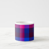 Neon-Mosaikfusion Espressotasse (Vorderseite)