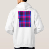 Neon-Mosaikfusion  Hoodie (Rückseite)