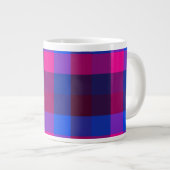 Neon-Mosaikfusion Jumbo-Tasse (Vorderseite Rechts)