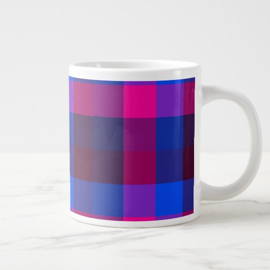 Neon-Mosaikfusion Jumbo-Tasse (Rechts)