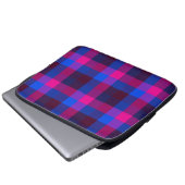Neon-Mosaikfusion Laptopschutzhülle (Vorne Knopf)