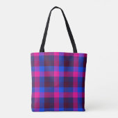 Neon-Mosaikfusion  Tasche (Rückseite)