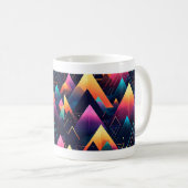 Neon Mountains Tasse (VorderseiteRechts)