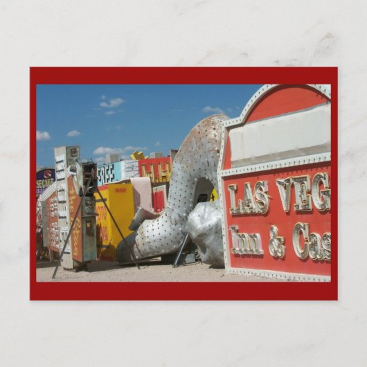 Neon Museum, Las Vegas, Nevada Postkarte (Vorderseite)