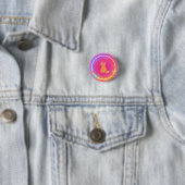 Neon Music Cat Button (Beispiel)