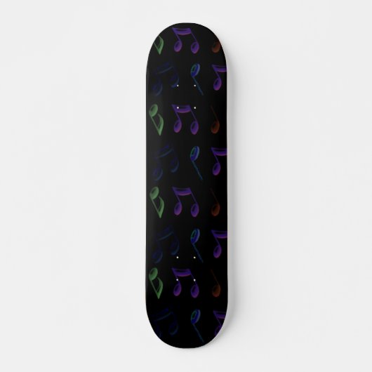 Neon Music Skateboard (Vorne)