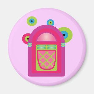 Neon-Musikbox Magnet