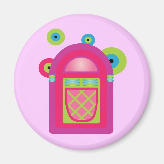 Neon-Musikbox Magnet (Vorne)