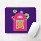 Neon-Musikbox Mousepad (Mit Mouse)