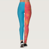 Neon Nachglühen Leggings (Rückseite)