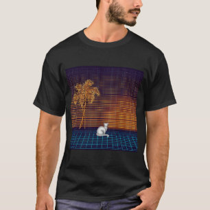 Neon-Nachtwache-Katze T-Shirt