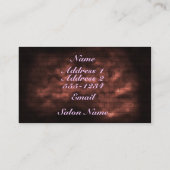 Neon nagelt Techniker Visitenkarte (Rückseite)