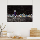 Neon Nassau Poster (Küche)