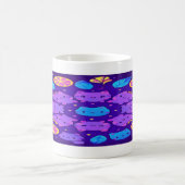 : Neon Neko Citrus Mandala Kaffeetasse (Mittel)