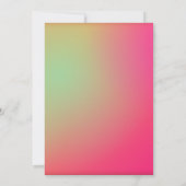 Neon Nerf Battle Dart Gun Game Birthday Boy Einladung (Rückseite)