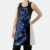 Neon Nexus: Interwoven Techno-Bio Struktur Schürze (InSitu)