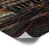 Neon Night Art von Madrid Poster (Ecke)