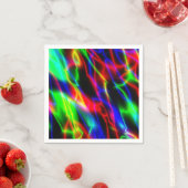 Neon Night Cocktail Napkin Serviette (Beispiel)
