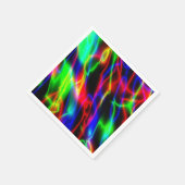 Neon Night Cocktail Napkin Serviette (Ecke)