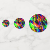 Neon Night Konfetti (Rückseiten)