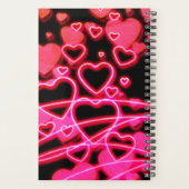 "Neon Night Party" Herz und Liebe Planer (Rückseite)