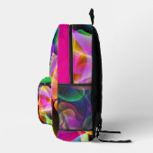 Neon Nights – Bright Seamless Shapes  Bedruckter Rucksack (Rechts)