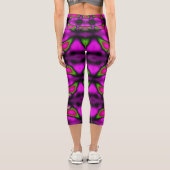 Neon Nights Capri Leggings (Rückseite)