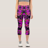 Neon Nights Capri Leggings (Vorderseite)