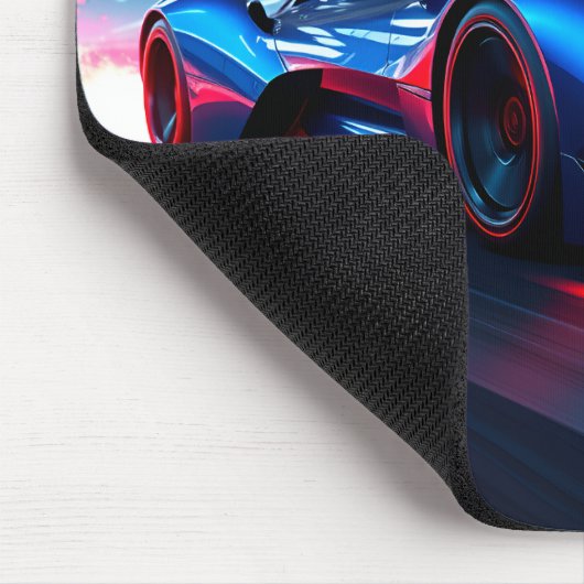 Neon Nightspeed Super Car Mousepad (Ecke)