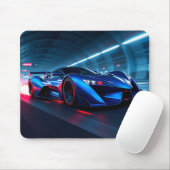 Neon Nightspeed Super Car Mousepad (Mit Mouse)