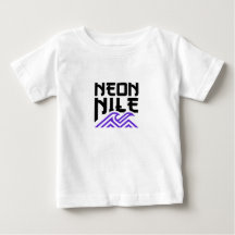 NEON NILE Streetwear Wave Logo Baby-T-Shirt
