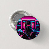 Neon Ninja Button (Vorne & Hinten)
