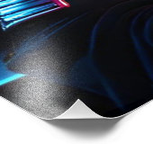 Neon Ninja Fotodruck (Ecke)