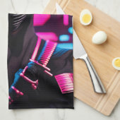 Neon Ninja Geschirrtuch (Viertel Falte)